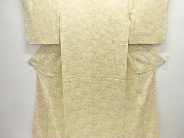 青海波模様付け下げ小紋着物